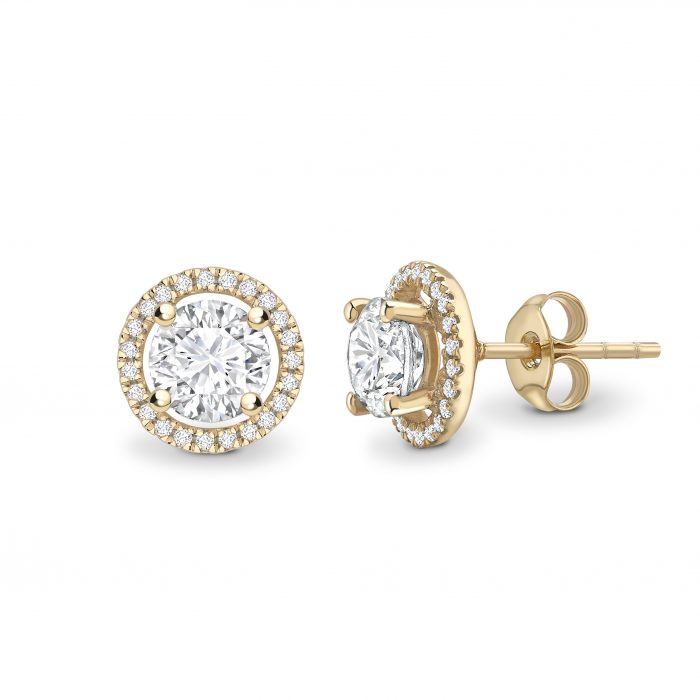 Cortana - Brilliant Cut Halo Studs