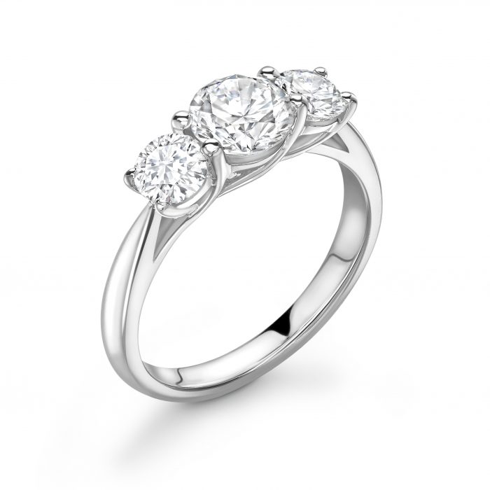 Triumvirate - Brilliant Cut Trilogy Ring