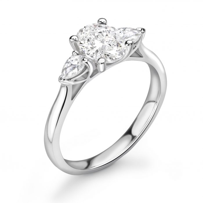 Bumblebee - Oval and Pear Cut Diamond Trilogy